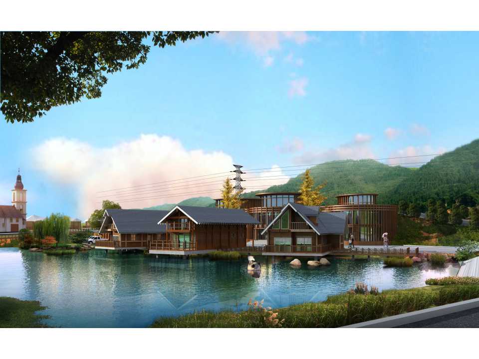 黄岛青石湾生态旅游区建筑景观设计