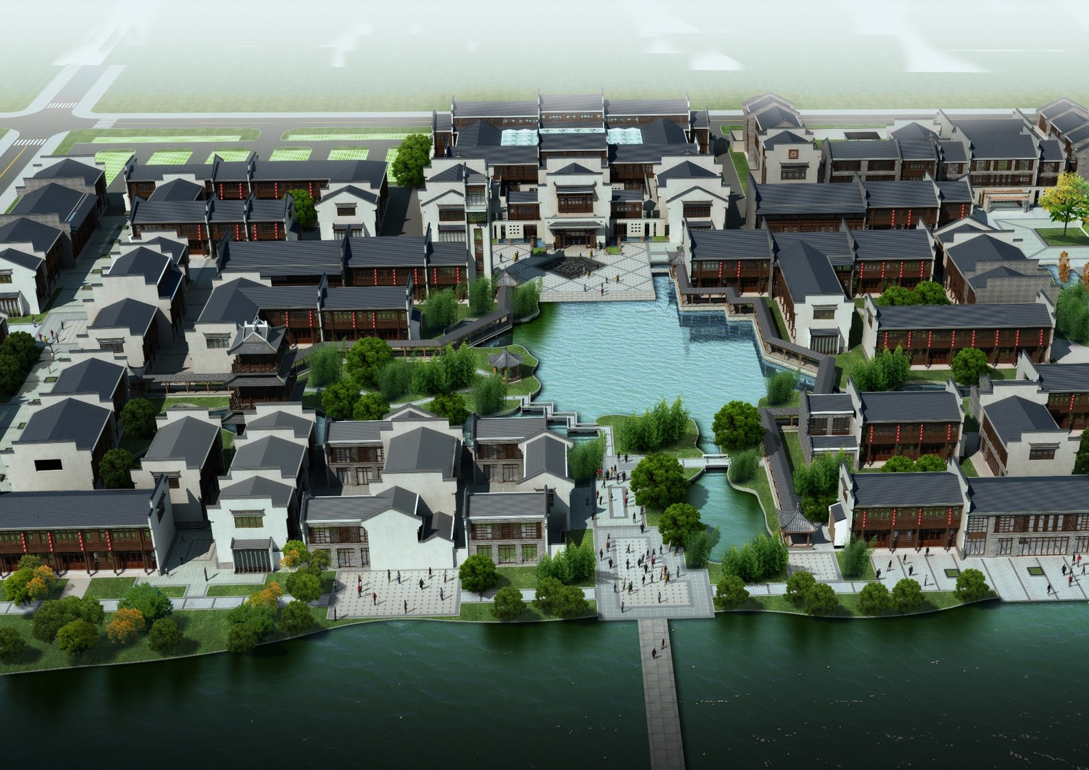 青岛海青茶博园建筑设计