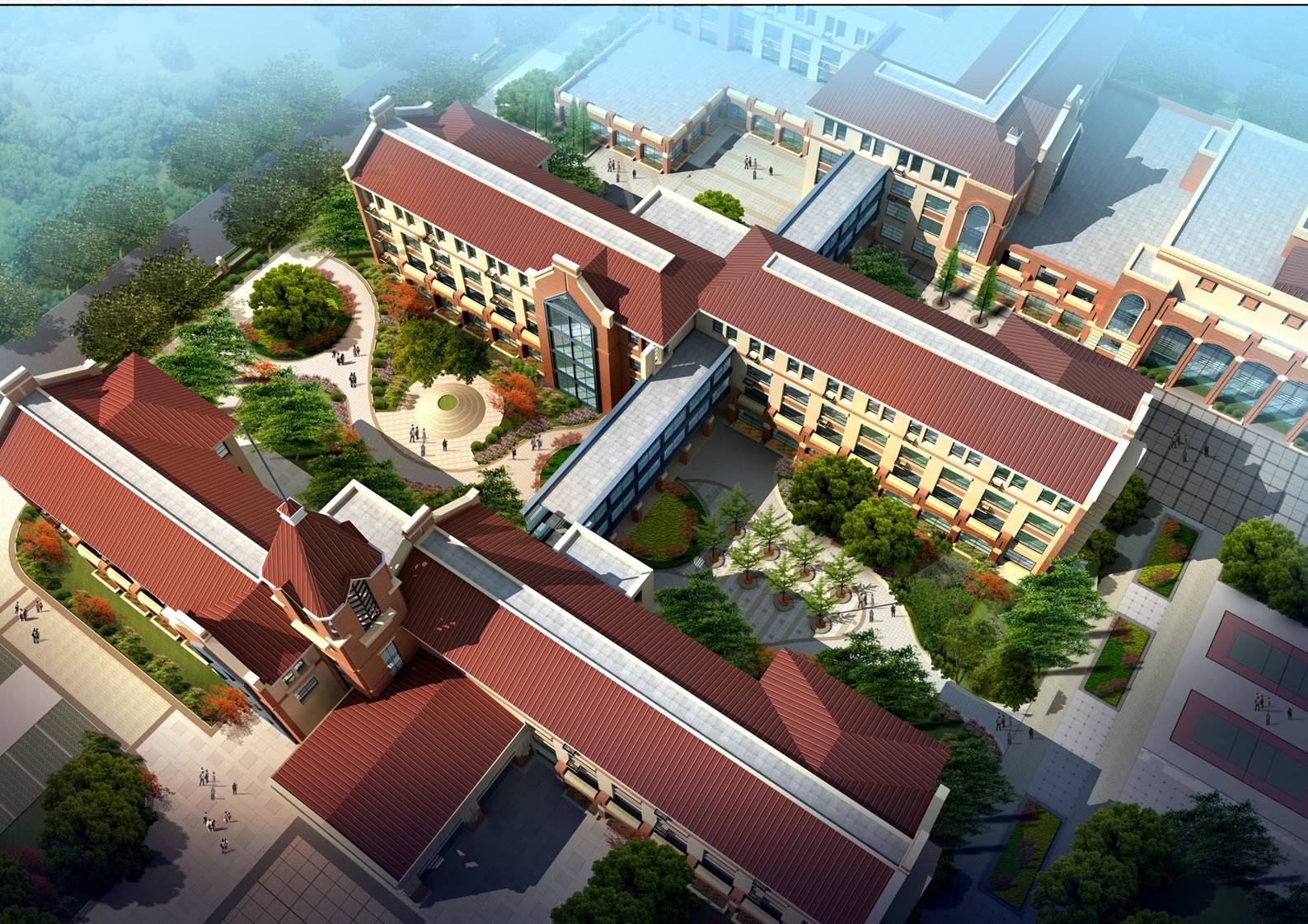 崂山区沙子口小学景观设计