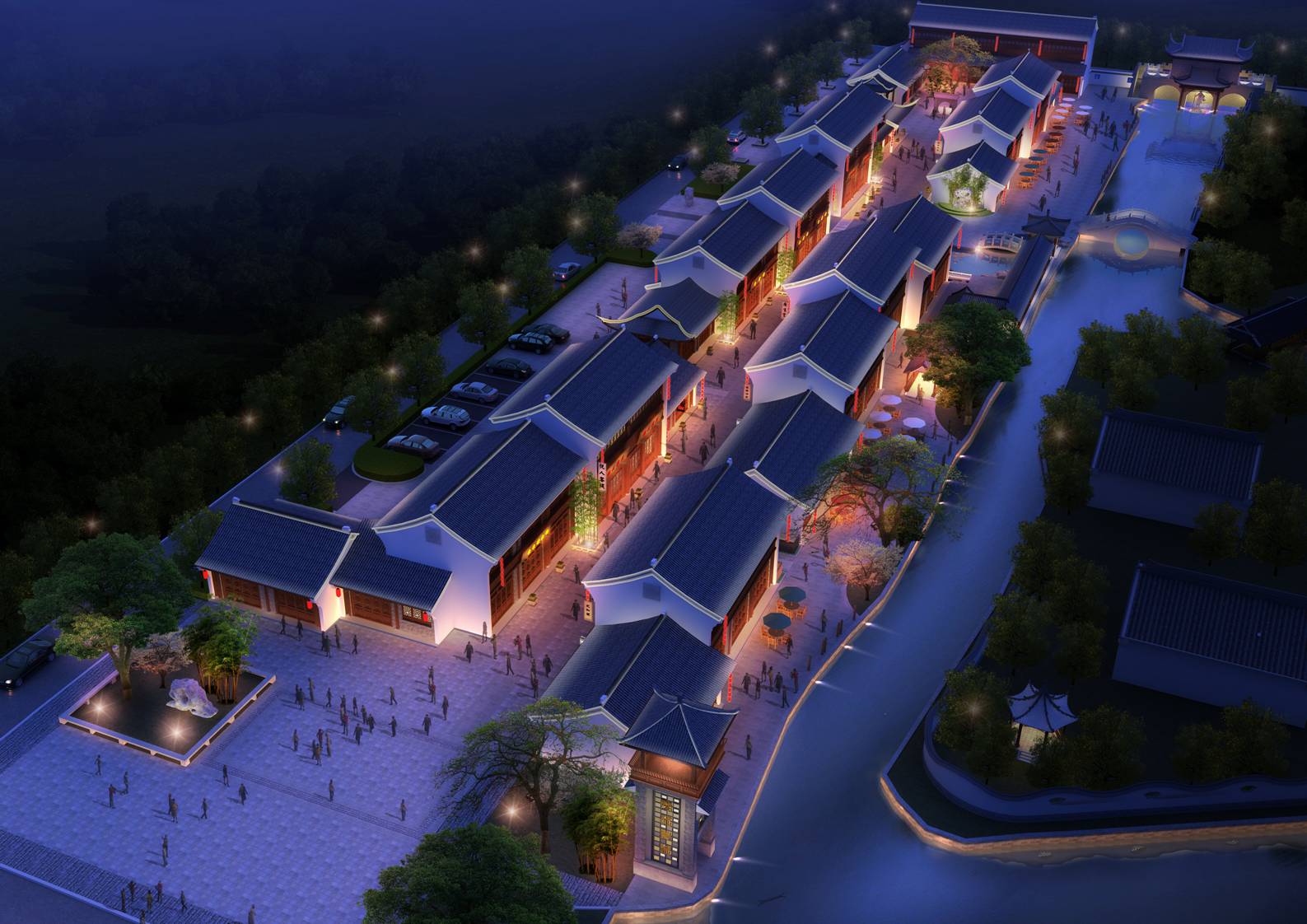 平度秀水街商业综合体建筑设计