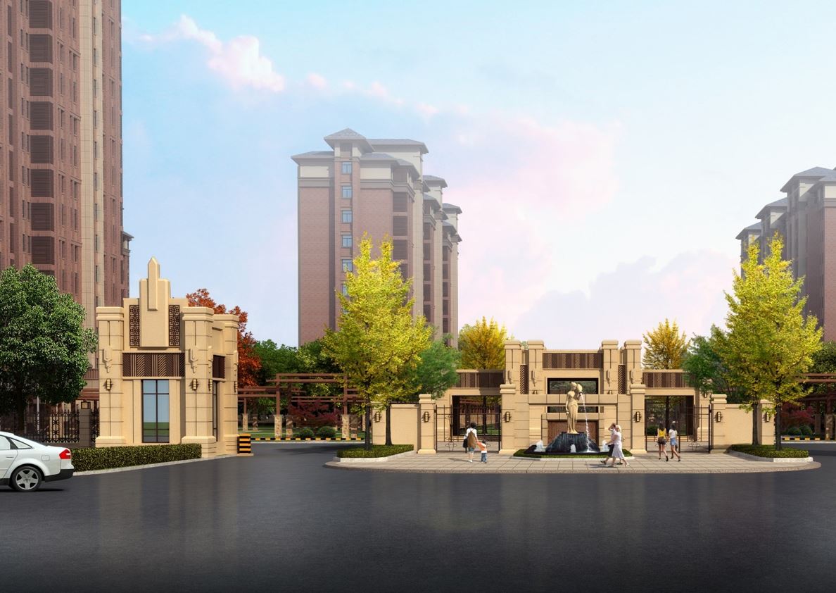 泰安汉铭苑小区景观设计