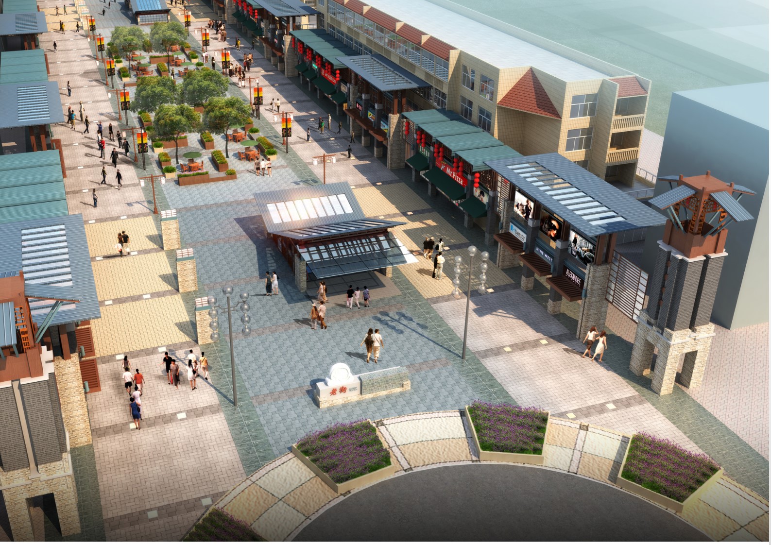 菏泽东方红大街建筑环境改造设计