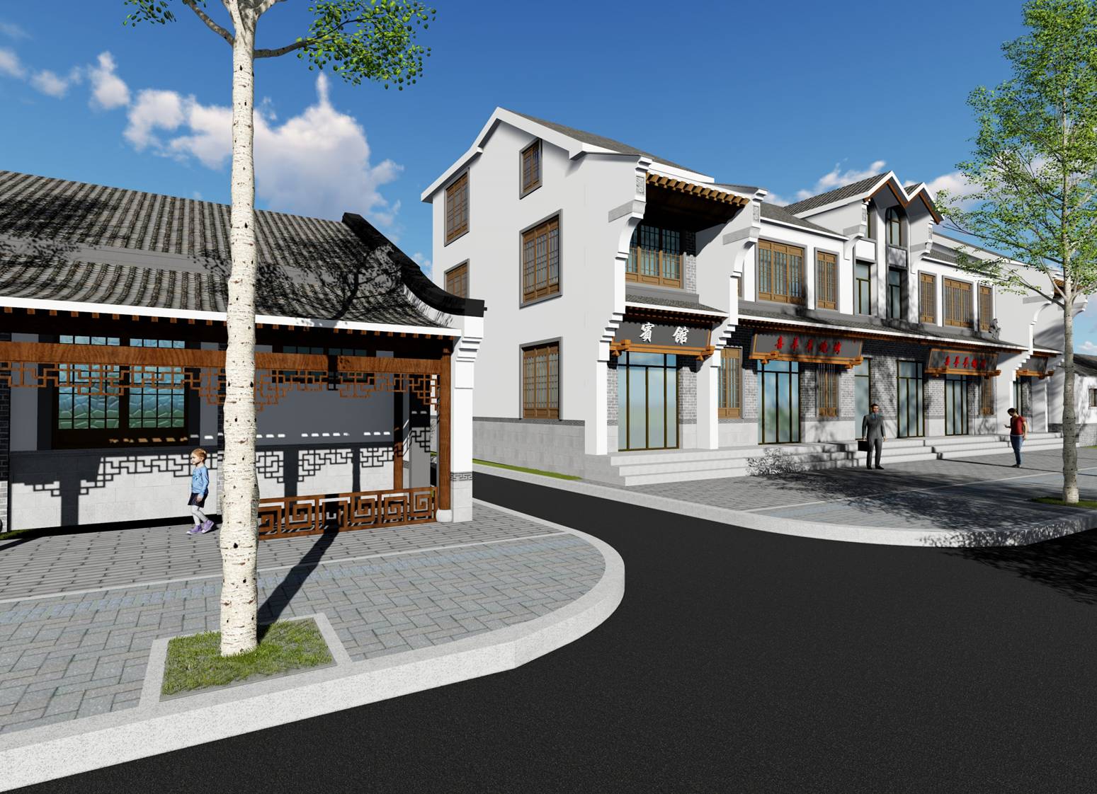 黄岛灵山卫街道建筑风貌与环境更新设计